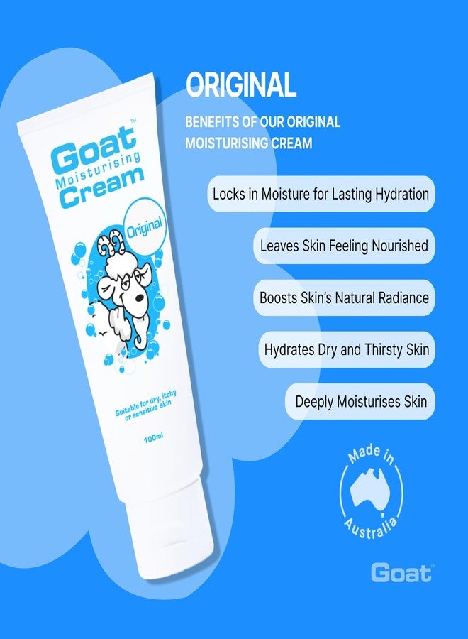 Goat Milk Moisturizing Cream 100ml, Suitable for Dry Itchy or Sensitive skin, Made in Australia - Image 2